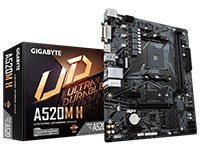 Gigabyte Motherboard A520M H