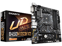 Gigabyte Motherboard B450M DS3H V2