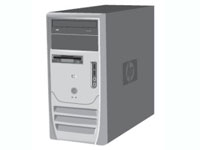 HP - Compaq Business Desktop dx2180 (Micro-Tower)
