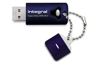Integral 64GB Crypto Dual FIPS 140-2 Encrypted USB 3.0 Flash Drive