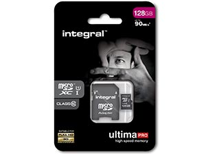 Integral 128GB UltimaPro microSD Card - Class 10 90MB/s