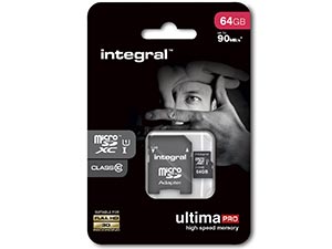 Integral 64GB UltimaPro microSD Card - Class 10 90MB/s