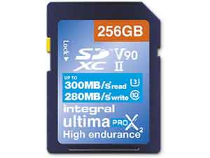Integral 256GB UltimaPro X2 SD / SDXC Card - V90 UHS-II