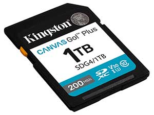 Kingston 1TB Canvas Go! Plus SD Card - V30 UHS-I