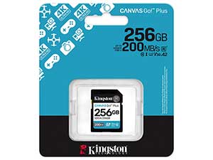 Kingston 256GB Canvas Go! Plus SD Card - V30 UHS-I