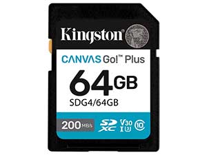 Kingston Canvas Go! Plus SD Card - V30 UHS-I