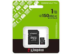 Kingston 1TB Canvas Select Plus microSD UHS-I Card