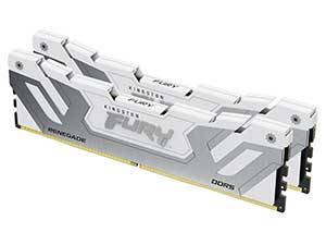 48GB Kit (2x24GB) Kingston FURY Renegade DDR5 8400MHz CUDIMM White