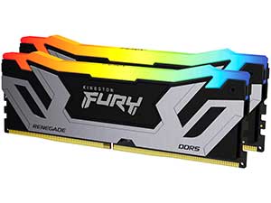 48GB Kit (2x24GB) Kingston FURY Renegade RGB DDR5 8400MHz CUDIMM Black