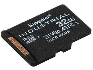 Kingston 32GB Industrial microSD Card - V30 UHS-I U3 A1