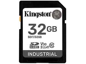 Kingston 32GB Industrial SD Card - V30 UHS-I U3 A1