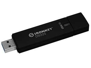 Kingston 256GB IronKey D500S FIPS 140-3 Encrypted USB Flash Drive
