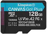 Kingston 128GB Canvas Go! Plus microSD Card - V30 UHS-I
