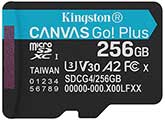 Kingston 256GB Canvas Go! Plus microSD Card - V30 UHS-I