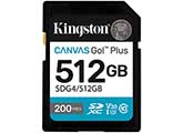 Kingston 512GB Canvas Go! Plus SD Card - V30 UHS-I