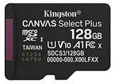 Kingston 128GB Canvas Select Plus microSD UHS-I Card