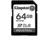 Kingston 64GB Industrial SD Card - V30 UHS-I U3 A1