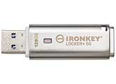 Kingston 128GB IronKey Locker+ 50 Encrypted USB Flash Drive