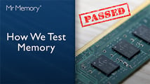 This video shows our RAM Tester machine in action. All our memory is fully tested prior to Dispatch.